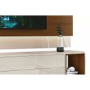 Ver imagem 5 de Rack com Painel Delux 220cm com Led Off White com Natural - Móveisaqui