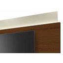 Ver imagem 4 de Rack com Painel Horizon 180cm com Led Off White com Natural - Móveisaqui