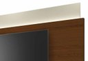 Ver imagem 4 de Rack com Painel Horizon 220cm com Led Off White com Natural - Móveisaqui