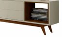 Ver imagem 6 de Rack com Painel Horizon 220cm com Led Off White com Natural - Móveisaqui