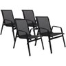 Kit 4 Cadeiras Lótus Premium Preto - 1