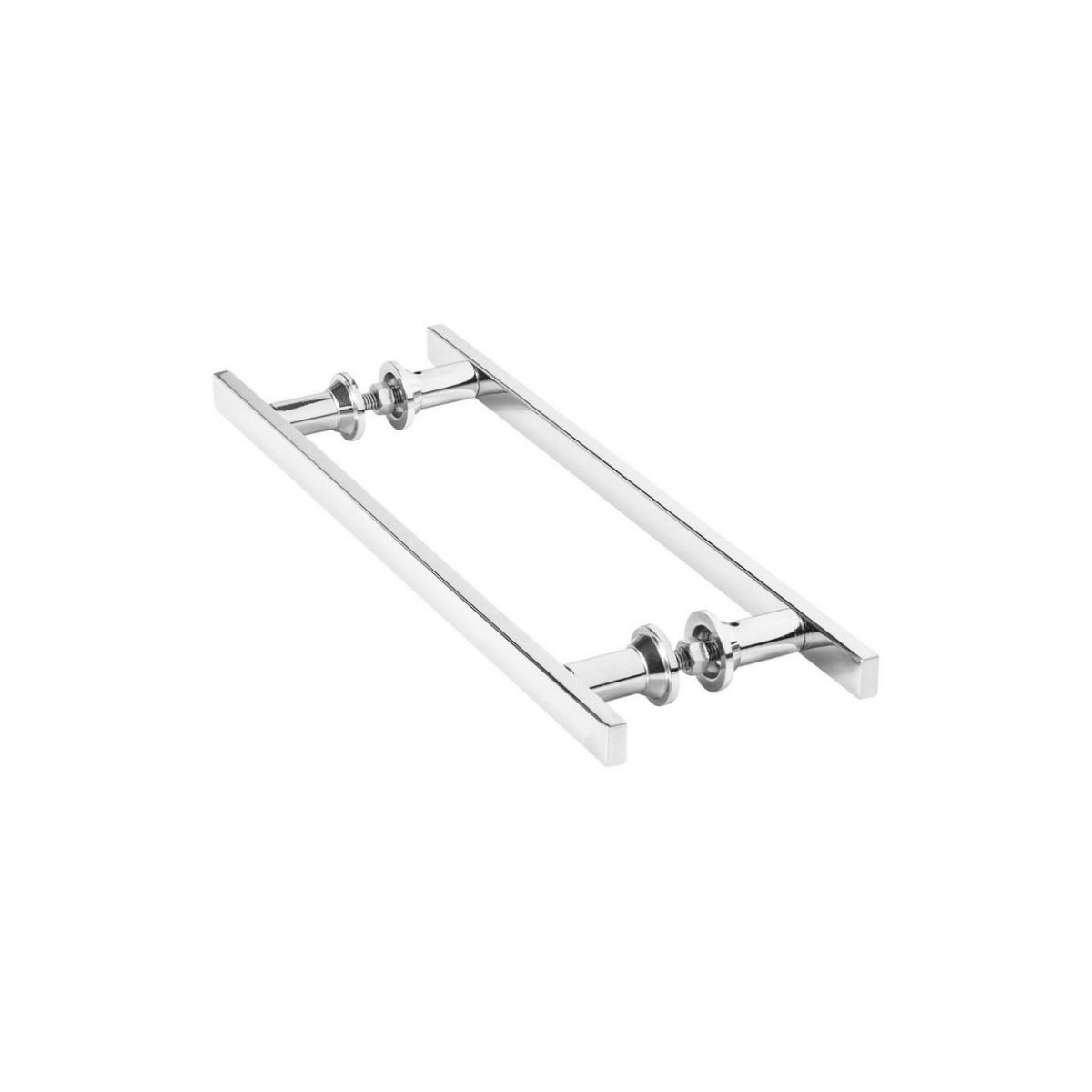 Puxador para Porta de Correr Vidro Madeira Inox 30cm Ms Fs - 6