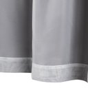Ver imagem 3 de Cortina Blackout Tecido com Voial Sala Quarto Solaris 3.00m X 2.50m:chumbo