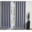 Ver imagem 2 de Cortina Blackout Tecido com Voial Sala Quarto Solaris 3.00m X 2.50m:chumbo