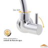 Torneira Cozinha De Parede Cromada C62 Arejador Articulado - 4