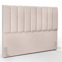 Ver imagem 3 de Cabeceira Cama Box King Dubai 1,95cm - Suede Bege Jla Móveis