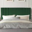 Ver imagem 1 de Painel Estofada Grécia 100CM Solteiro Suede Verde - D A DECOR