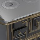 Ver imagem 2 de FOGAO A LENHA N 2 GAB IMPERADOR PRETO COM TAMPA SE