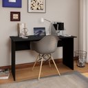 Ver imagem 2 de Mesa Retangular New City Pé Painel 135 cm Preto Gebb Work