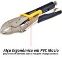 Ver imagem 6 de Alicate de Pressão 10" Boca Mordente Curvo Cabo Emborrachado | Fertak