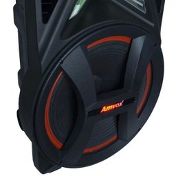 Caixa Som Amplificada Portátil Bluetooth 500W Rms Mp3 Fm USB LED Bateria Tws Aca 501 New x - 7