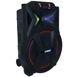 Caixa Som Amplificada Portátil Bluetooth 500W Rms Mp3 Fm USB LED Bateria Tws Aca 501 New x - 3