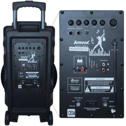 Caixa Som Amplificada Portátil Bluetooth 500W Rms Mp3 Fm USB LED Bateria Tws Aca 501 New x - 6