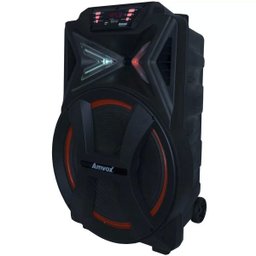 Caixa Som Amplificada Portátil Bluetooth 500W Rms Mp3 Fm USB LED Bateria Tws Aca 501 New x - 4