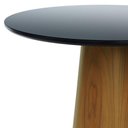 Ver imagem 5 de Mesa de Jantar Tampo em Vidro Base Cone Laminado Cinamomo Natural Tampo 120 Preto-vidro Preto
