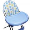 Cadeirão de Alimentação Bebê Cadeira Refeição Portátil Infantil Azul com Cinto Importway BW- - 7
