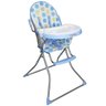 Cadeirão de Alimentação Bebê Cadeira Refeição Portátil Infantil Azul com Cinto Importway BW- - 1
