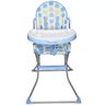 Cadeirão de Alimentação Bebê Cadeira Refeição Portátil Infantil Azul com Cinto Importway BW- - 2