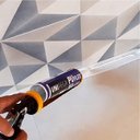 Ver imagem 2 de Kit Aplicador de Silicone + Veda Calha Selante Pu Flex Uso Geral Cinza 280ml - Unipega