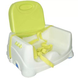 Cadeirinha Cadeira Alimentação Refeição Bebê Portátil Infantil Booster Importway BW-055 Azul - 5