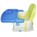 Ver imagem 6 de Cadeirinha Cadeira Alimentação Refeição Bebê Portátil Infantil Booster Importway BW-055 Azul