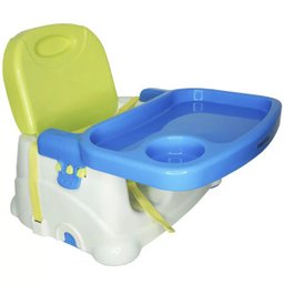 Cadeirinha Cadeira Alimentação Refeição Bebê Portátil Infantil Booster Importway BW-055 Azul - 3