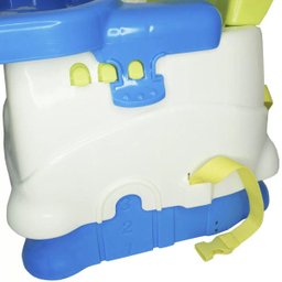 Cadeirinha Cadeira Alimentação Refeição Bebê Portátil Infantil Booster Importway BW-055 Azul - 7