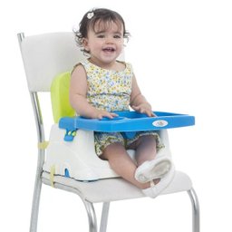 Cadeirinha Cadeira Alimentação Refeição Bebê Portátil Infantil Booster Importway BW-055 Azul - 8