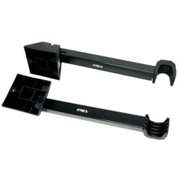 Kit 4 Suporte Bicicleta de Parede Bike Horizontal Articulado Retrátil Dobrável Atrio BI100 Preto - 4