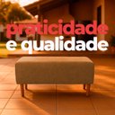 Ver mais imagens de Puff Sala Damon Multiuso Corino Caramelo Pés Palito Castanho