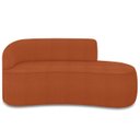 Ver imagem 5 de Sofá 3 Lugares para Sala 180cm Orgânico Wendi Boucle Terracota I01 - Mpozenato