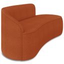 Ver imagem 6 de Sofá 3 Lugares para Sala 180cm Orgânico Wendi Boucle Terracota I01 - Mpozenato