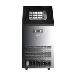Máquina de Gelo Profissional Hq 45kg Turbo Ice Preta e Inox Hq-hqmgi45 220v - 1