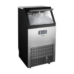 Máquina de Gelo Profissional Hq 45kg Turbo Ice Preta e Inox Hq-hqmgi45 220v - 4