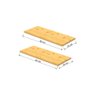 Kit 2 Painéis de Madeira de Pinus Maciça 60x25x1,8cm – Eco - 4