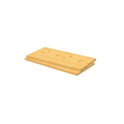 Kit 2 Painéis de Madeira de Pinus Maciça 60x25x1,8cm – Eco - 3