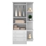 2523 - Comoda com Trocador Doce Sonho Branco/branco (2523.5) + 825 - G. Roupa Inf. 2pts Doce Sonho - 4