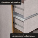 Ver mais imagens de Guarda Roupa Casal 6 Portas 2 Gavetas com Pés Lyon Yescasa Cinamomo/Off White