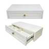 Penteadeira Suspensa Mdf Premium 50cm Branco Texturizado com Gaveta - 1