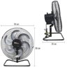 Ventilador Mesa Chão 50cm 220v 200w Industrial Turbo Turbão 6 Pás Vitalex Om50fp220 Preto - 2