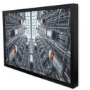 Ver imagem 3 de Quadro Decorativo Caixa Arquitetura Visão Dos Elevadores Tacolado Moldura Caixa Alta 4,5cm Madeira C