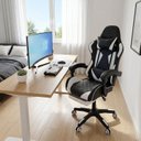 Ver imagem 1 de Cadeira Reclinável com Apoio para Pés Super Pro Gamer