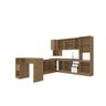 Cozinha de Canto Modulada Celeste Kappesberg 100% Mdf Nogueira/branco - 4
