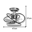 Ver imagem 7 de Ventilador de Teto Treviso Cromado Elegance Led Contr Remoto