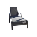 Ver imagem 1 de Cadeira Espreguiçadeira Lótus em Tela Sling para Piscina Jardim