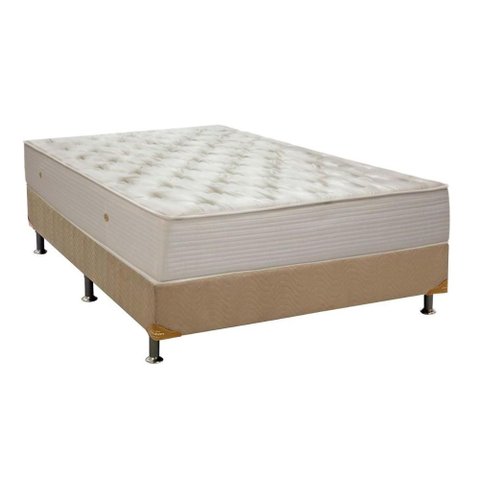 Cama Box Crc Queen +Colchão Molas Ensacadas Orthotel Slx Ortobom 158