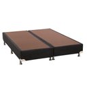 Ver imagem 1 de Cama Box Base Universal Queen Americana Suede Nero Black (158x198x23) - Ortobom