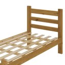 Ver imagem 3 de Cama de Solteiro Madeira Maciça Resistente Nogueira