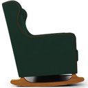 Ver imagem 7 de Poltrona de Amamentação com Balanço Mavie L02 Suede Verde Musgo - Lyam Decor