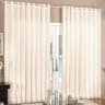 Cortinas Para Janela de Blindex Moderna Bonita 3,00 X 2,80 Metros Tecido Renda Com Voal ou Voil - 2